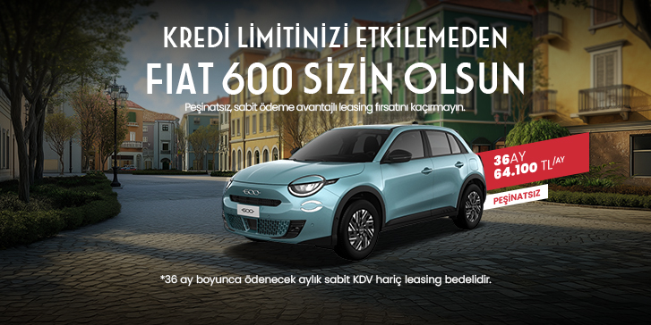 Fiat 600 Hibrit Ticari Kiralama Kampanyası