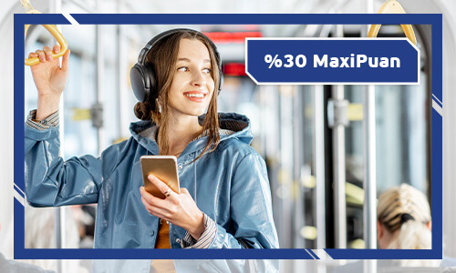 Öğrenci İstanbulkart Abonman Yüklemelerinde %30 MaxiPuan
